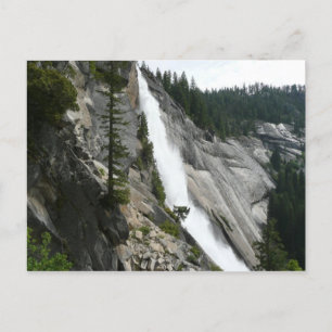 Postal Cataratas de Nevada en el Parque Nacional Yosemite