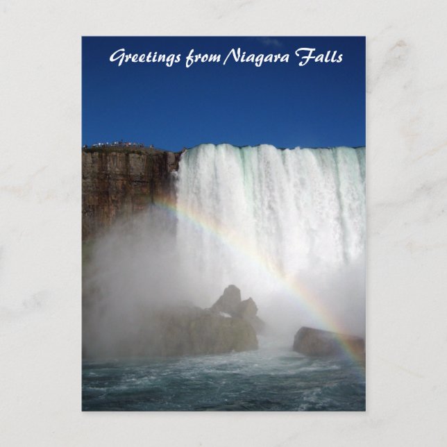Postal Cataratas de Niagara (Anverso)