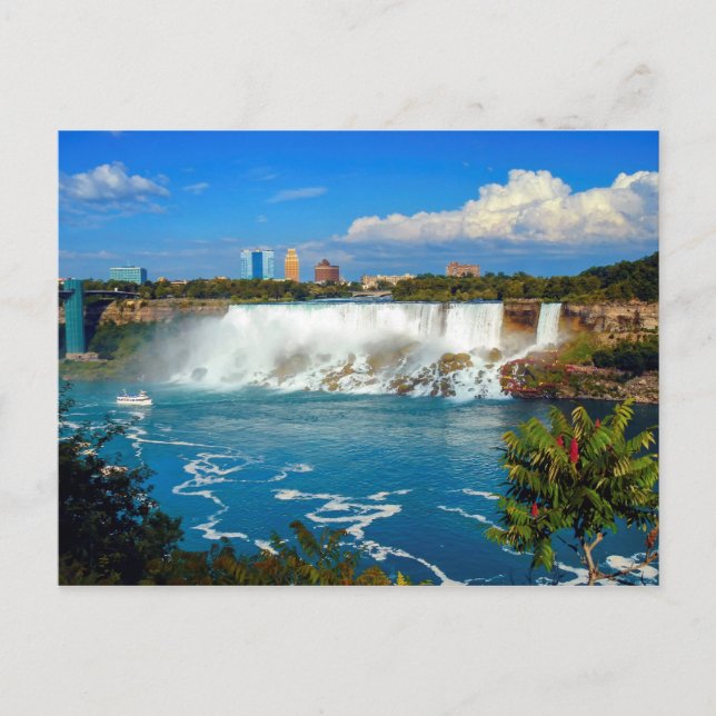 Postal Cataratas de Niagara, Canadá (Anverso)