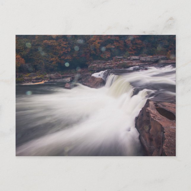 Postal Cataratas de Ohiopyle, Pennsylvania (Anverso)