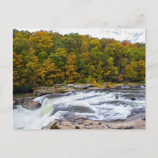 Postal Cataratas de Ohiopyle, Pennsylvania (Anverso)