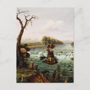 Postal Cataratas de Saint Anthony por Henry Lewis