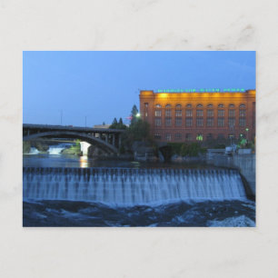 Postal Cataratas de Spokane inferiores,