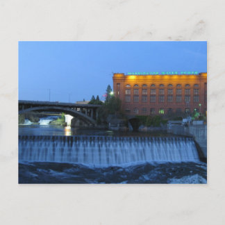 Postal Cataratas de Spokane inferiores,