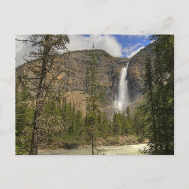 Postal Cataratas de Takakkaw (Anverso)