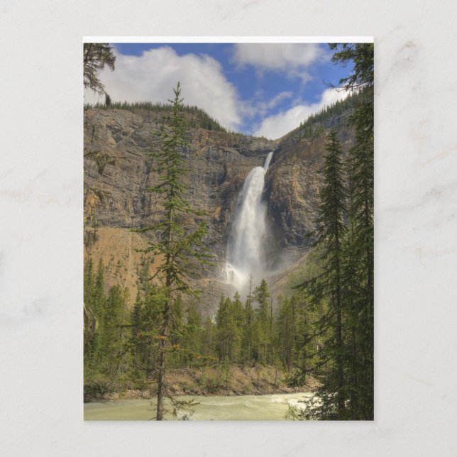 Postal Cataratas de Takakkaw (Anverso)