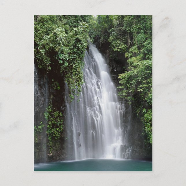 Postal Cataratas de Tinago, Mindanao, Filipinas (Anverso)