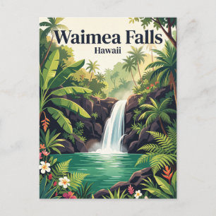 Postal Cataratas de Waimea Hawaii