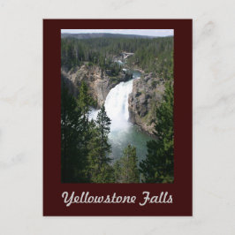 Postal Cataratas de Yellowstone