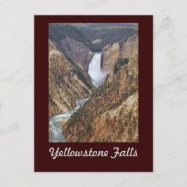 Postal Cataratas de Yellowstone
