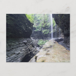 Postal Cataratas del arcoiris, Watkins Glen, NY