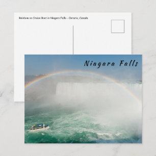 Postal Cataratas del barco y Herradura de Niagara
