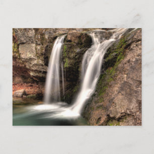 Postal Cataratas del Creek de otoño, Arkansas