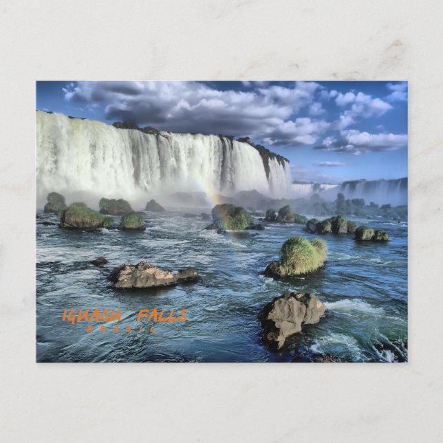 Postal Cataratas del Iguasu, Brasil (Anverso)