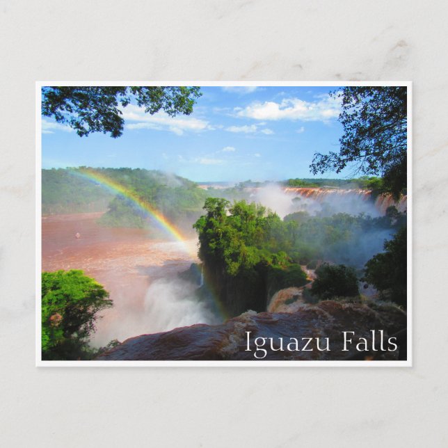 Postal cataratas del iguazú (Anverso)