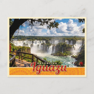 Postal Cataratas del Iguazú Argentina Viaje Escénico