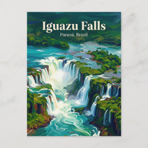 Postal Cataratas del Iguazú Brasil
