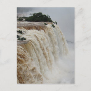 Postal cataratas del iguazú grises