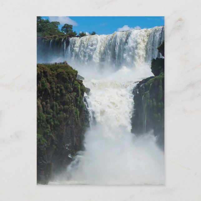 Postal Cataratas del Iguazú, Vertical (Anverso)