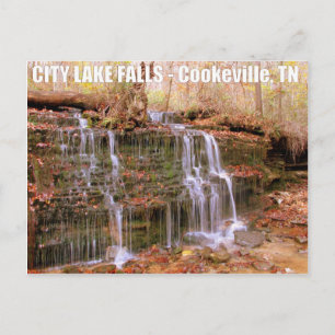 Postal Cataratas del lago de la ciudad - Cookeville, TN