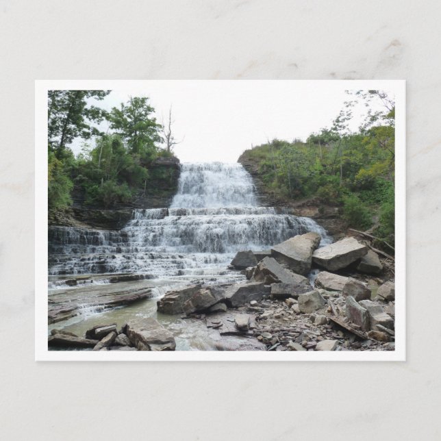 Postal Cataratas del Monte Albion (Anverso)
