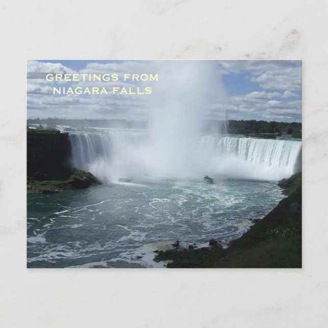 Postal Cataratas del Niágara (Anverso)