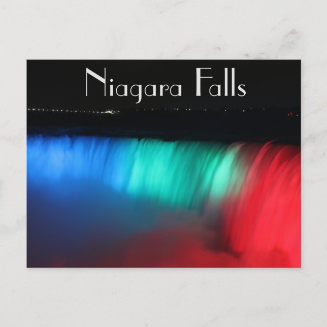 Postal Cataratas del Niágara (Anverso)