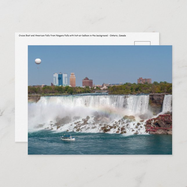 Postal Cataratas del Niágara (Anverso / Reverso)