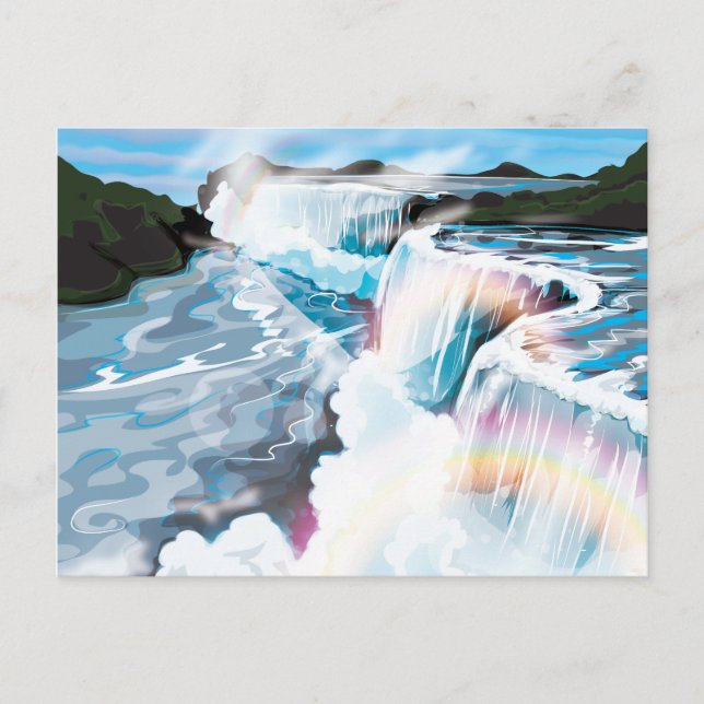 Postal Cataratas del Niágara (Anverso)