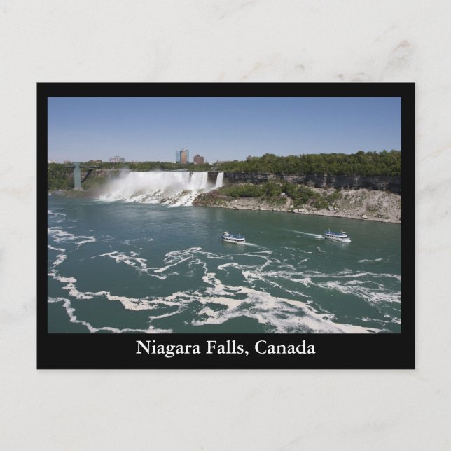 Postal Cataratas del Niágara, Canadá (Anverso)