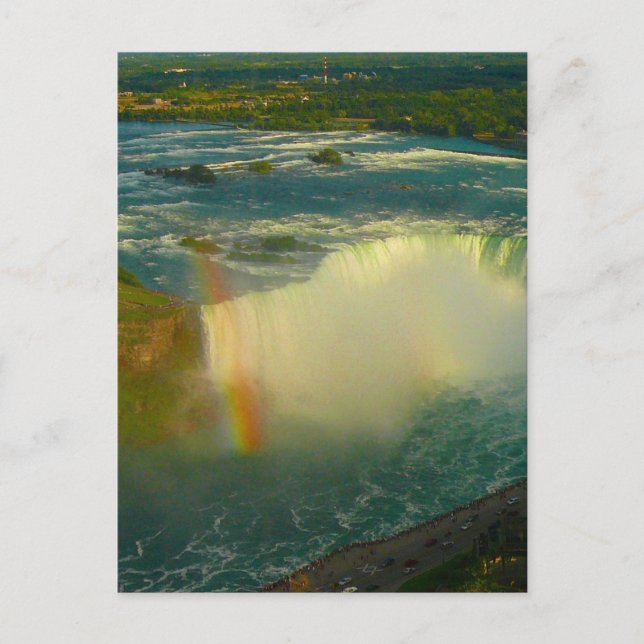 Postal cataratas del niágara catarata horseshoe (Anverso)