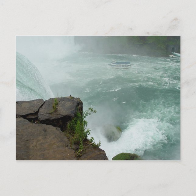 Postal Cataratas del Niágara, doncella de la niebla (Anverso)