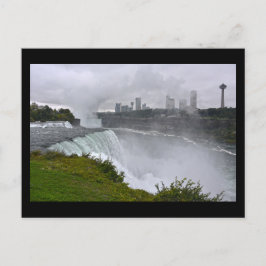 Postal Cataratas del Niágara en la niebla, Nueva York