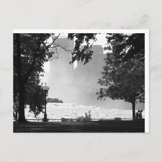 Postal Cataratas del Niágara, Estados Unidos (Anverso)