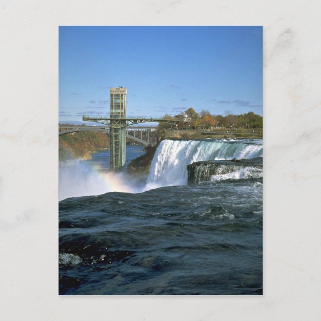 Postal Cataratas del Niágara, Nueva York, Estados Unidos (Anverso)