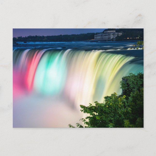 Postal Cataratas del Niágara, Ontario, Canadá, Fotografía (Anverso)