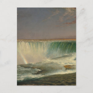 Postal Cataratas del Niágara por Frederic Edwin Church