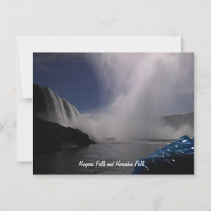 Postal Cataratas del Niágara y catarata Horseshoe