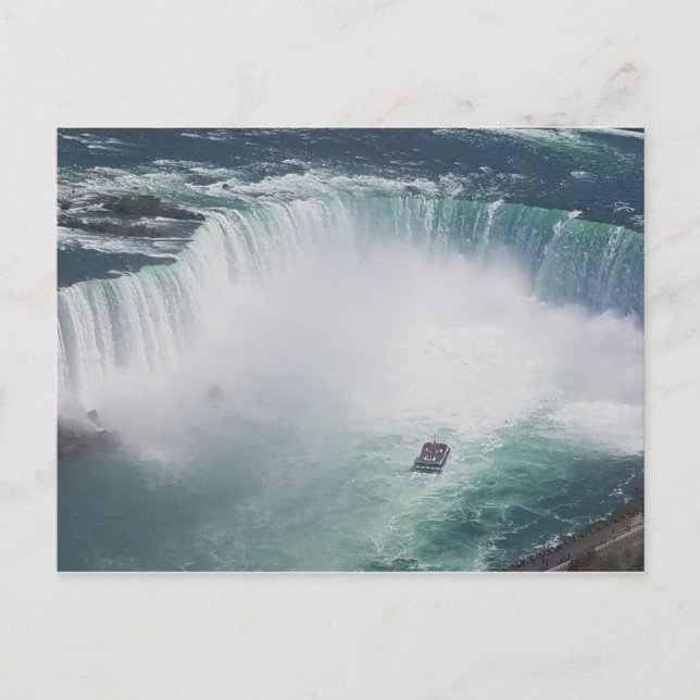 Postal Cataratas del Niagra (Anverso)