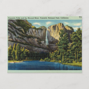 Postal Cataratas del Parque Yosemite