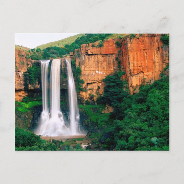 Postal Cataratas del río Elands, Mpumalanga, Sudáfrica (Anverso)
