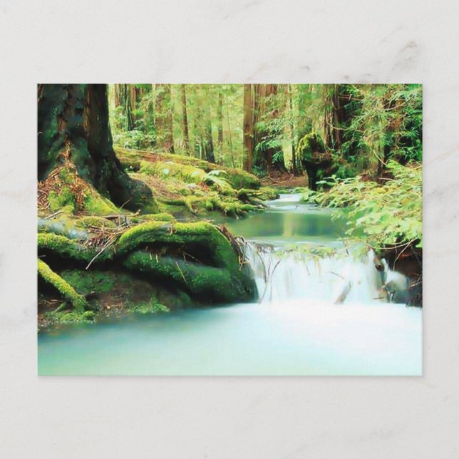 Postal Cataratas del Río Verde (Anverso)