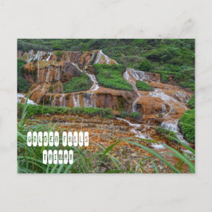 Postal Cataratas doradas en Taiwán