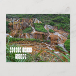 Postal Cataratas doradas en Taiwán