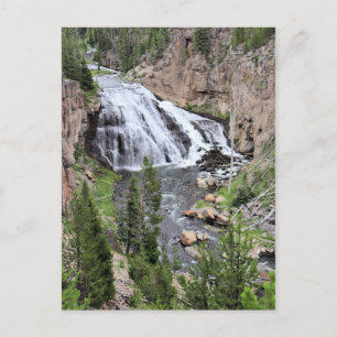 Postal Cataratas Gibbon, Parque Nacional Yellowstone