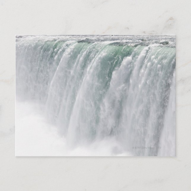 Postal Cataratas Horseshoe, Cataratas del Niágara, Ontari (Anverso)