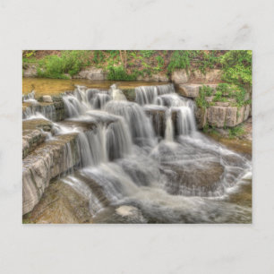 Postal Cataratas inferiores de Taughannock, Nueva York