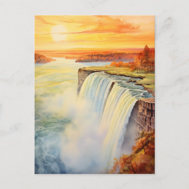 Postal Cataratas Majestic Niagara #11 (Anverso)