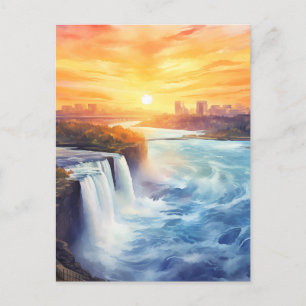 Postal Cataratas Majestic Niagara #13