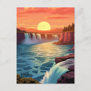 Postal Cataratas Majestic Niagara #2